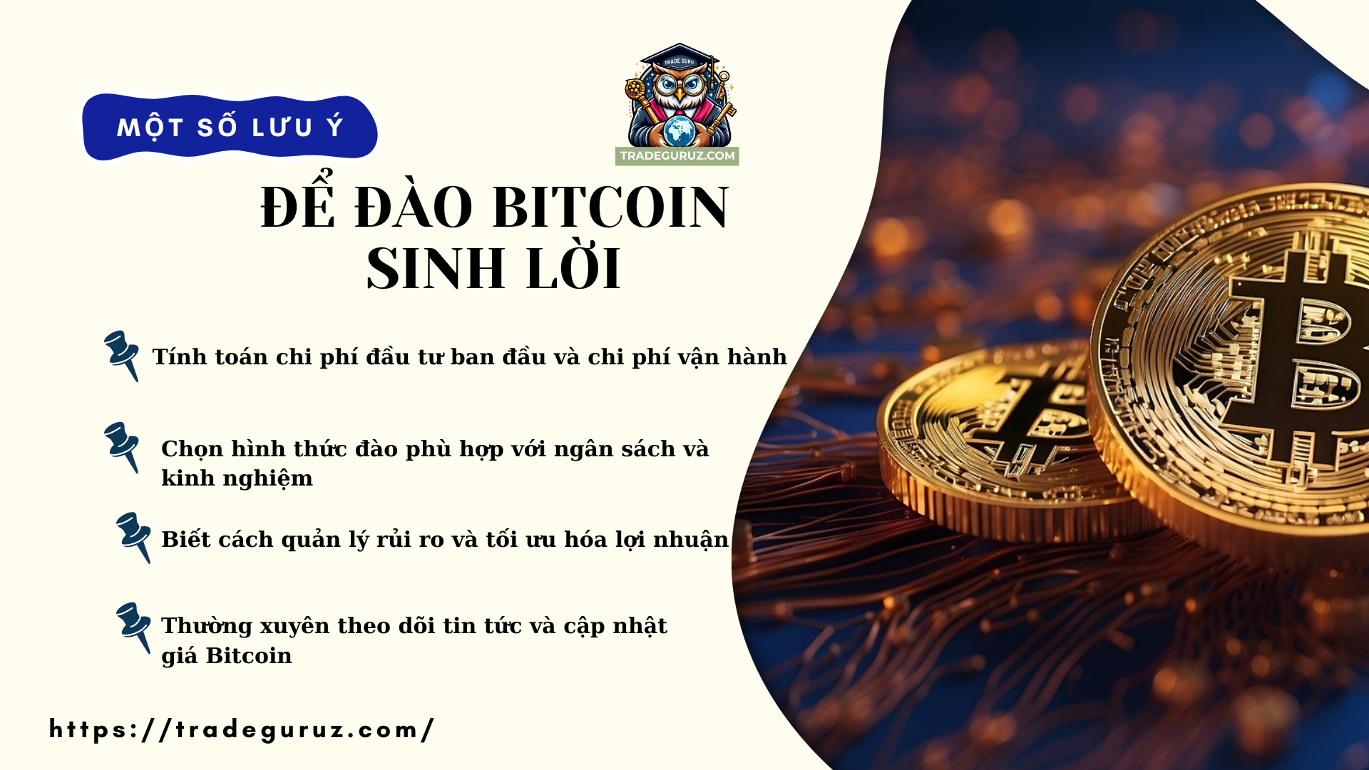 Một số lưu ý để đào Bitcoin sinh lời